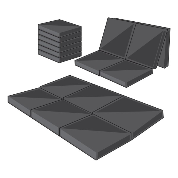 Matelas pliable en mousse