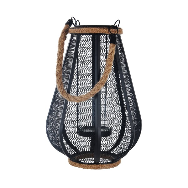 Wire Mesh Lantern with Jute Rope Handle - Magasins Hart | Hart Stores