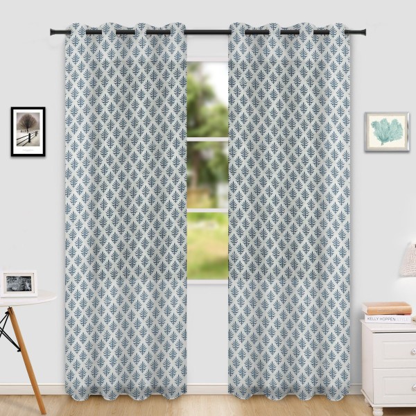 Santorini - 2 Pack Faux Linen Sheer Grommet Panels | 52