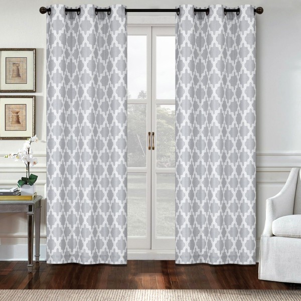 Catania - 2 Pack Printed Canvas Grommet Panels - Magasins Hart | Hart Stores