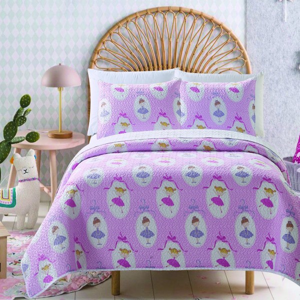 Ballerina - 3 Piece Reversible Quilt Set - Magasins Hart | Hart Stores