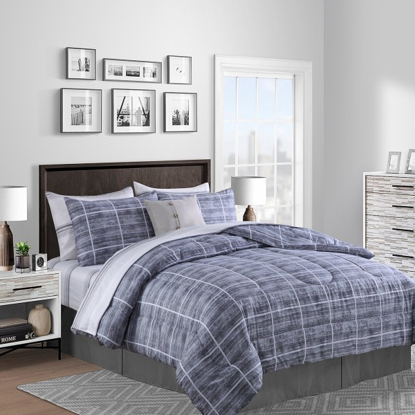 Stratford - 8 Piece Comforter Set - Bed in a Bag - Magasins Hart | Hart Stores