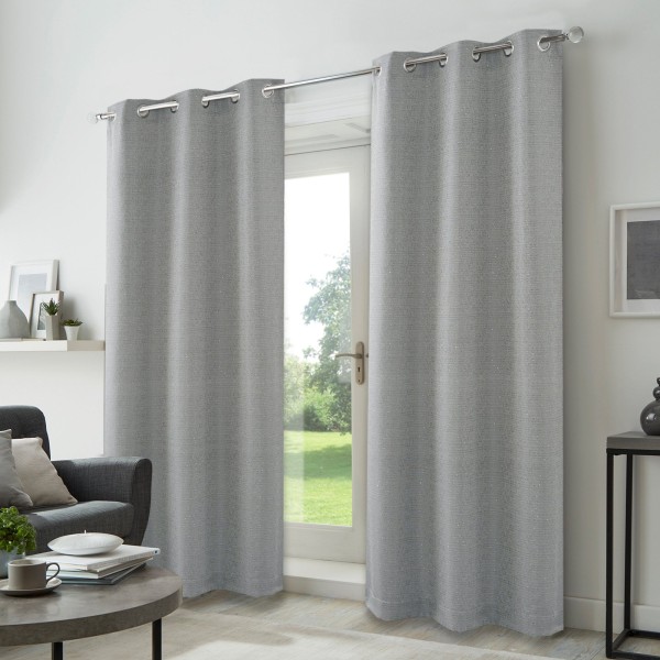 Carlton - Set of 2 Jacquard Grommet Top Panels