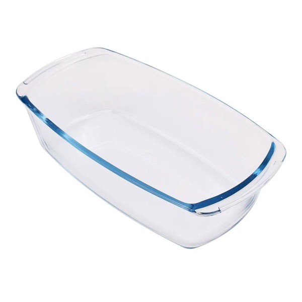 Plat de Cuisson Rectangulaire en Verre 1,8 L