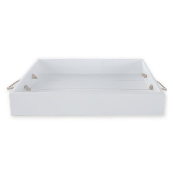 Decor Tray Wood White - Magasins Hart | Hart Stores