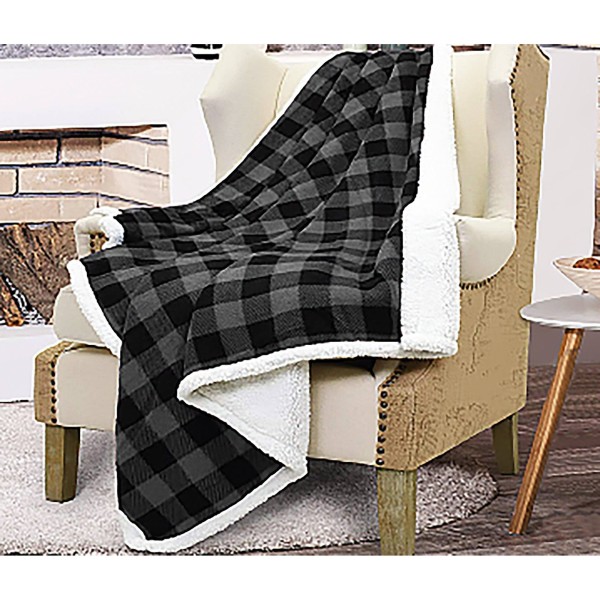 ASPEN - Fleece and Sherpa Throw - Magasins Hart | Hart Stores