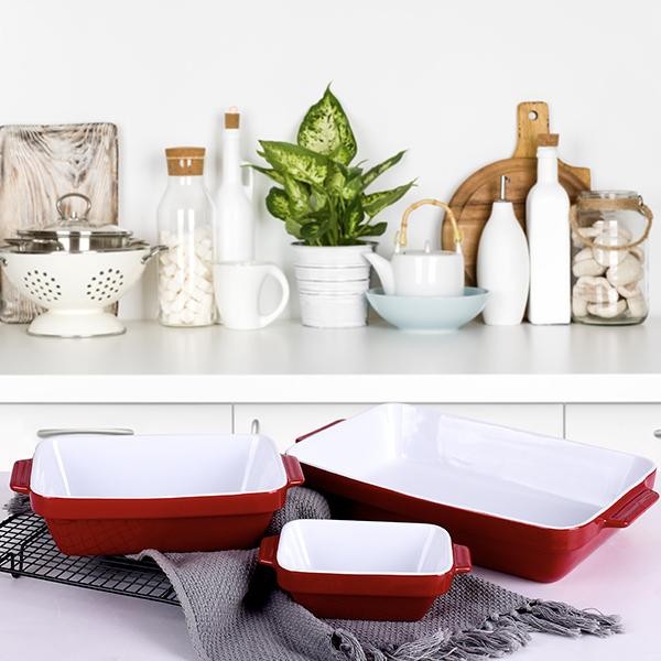 Medium Rectangular Baking Stoneware Dish