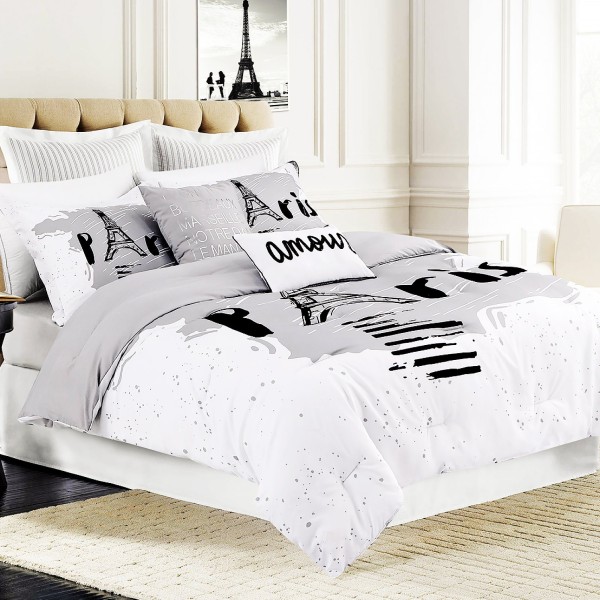 PARIS SKETCH - 5 Piece Comforter Set - Magasins Hart | Hart Stores