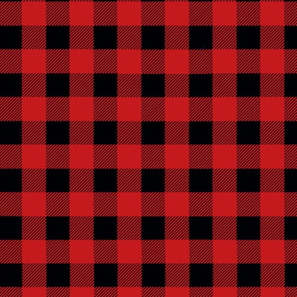Buffalo Plaid Red & Black Plush Mink Blanket 78x94 - Magasins Hart | Hart Stores