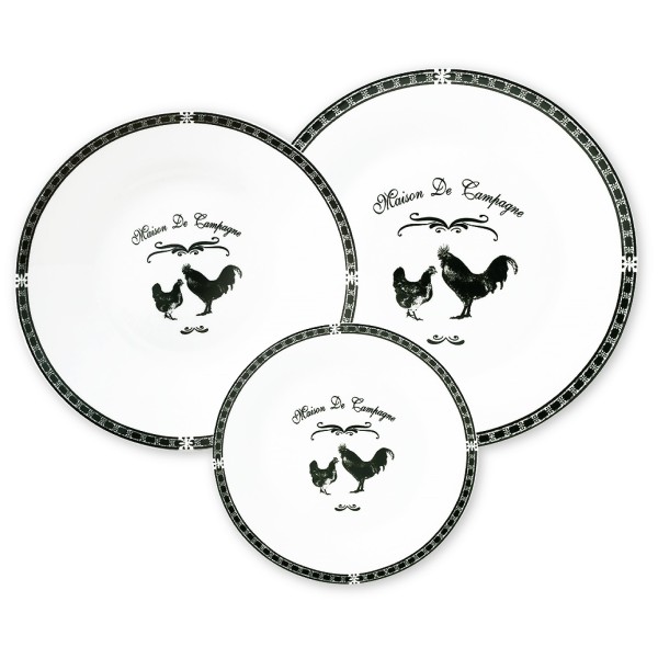 Lauren Taylor - Maison de Campagne - 12 Piece Dinnerware Set - Magasins Hart | Hart Stores