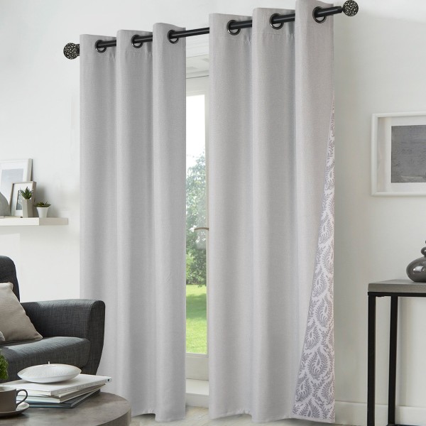 Roberta - Reversible Energy Efficient Blackout Grommet Panel - Magasins Hart | Hart Stores