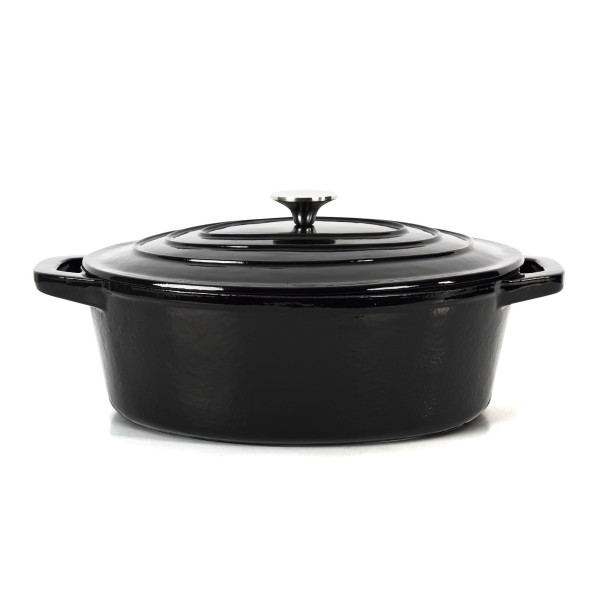 Fourneau ovale en fonte émaillée 5.5L