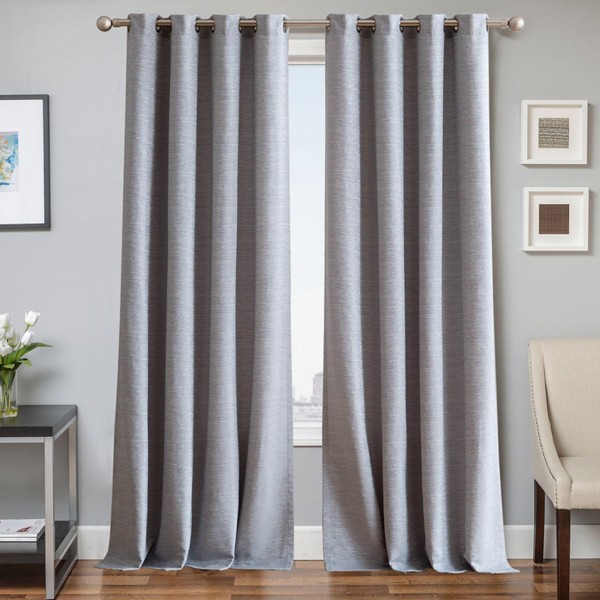 Austen - Faux Linen Grommet Top Panels | assorted colours - Magasins Hart | Hart Stores