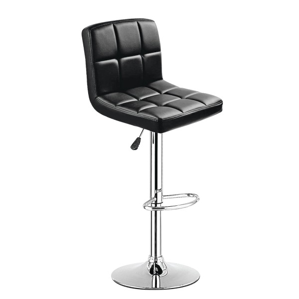 PU Barstool with Chrome Base
