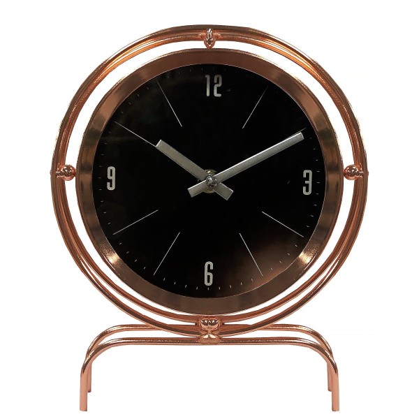 Copper Finish Table Top Clock - Magasins Hart | Hart Stores