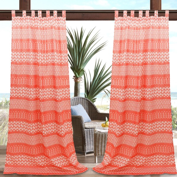 Paradisio Red Outdoor Curtain - Magasins Hart | Hart Stores