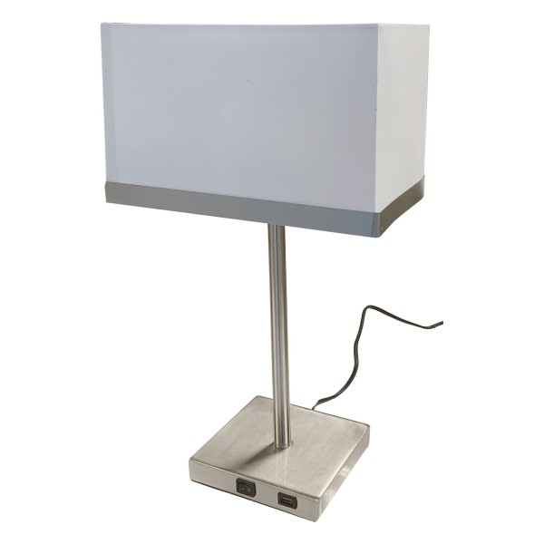 Table Lamp with USB charging Outlet Base - Magasins Hart | Hart Stores