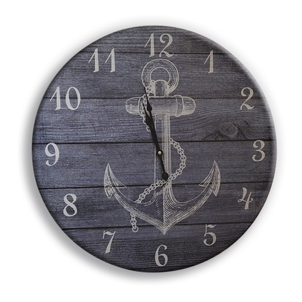 Nautical Wood Look Wall Clock - Magasins Hart | Hart Stores