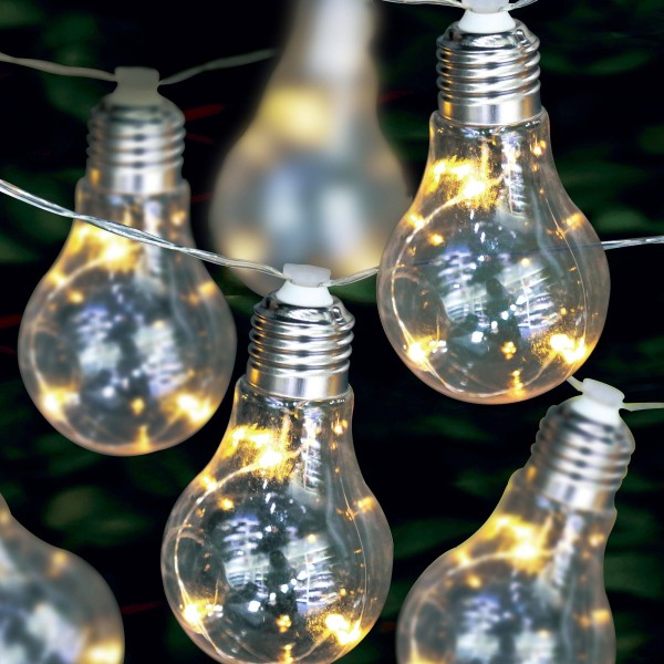 Solar Powered String Light - 10 LED Bulbs - Magasins Hart | Hart Stores