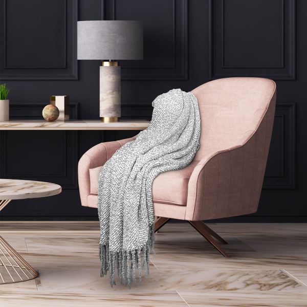 Throw Rafael Faux Mohair