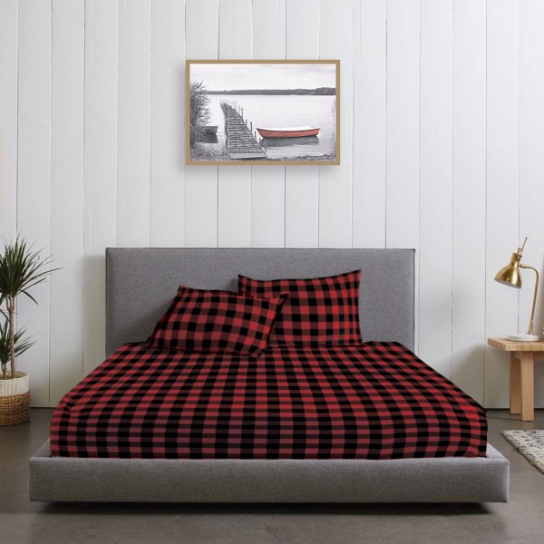 Rustic Cabin - Baldwin Red Flannel Sheet Sets