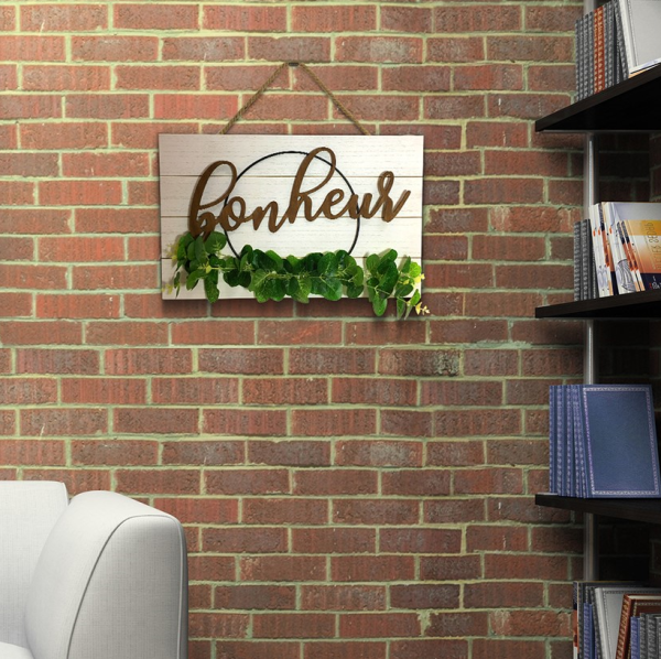 Bonheur Leaves Wall Decor