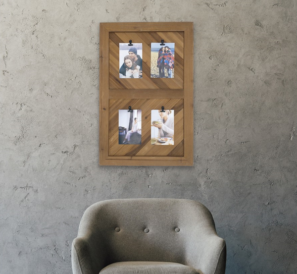 Barn Wood Picture Clip Frame