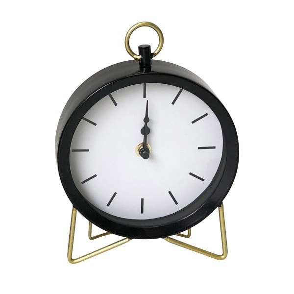 Horloge de table en métal