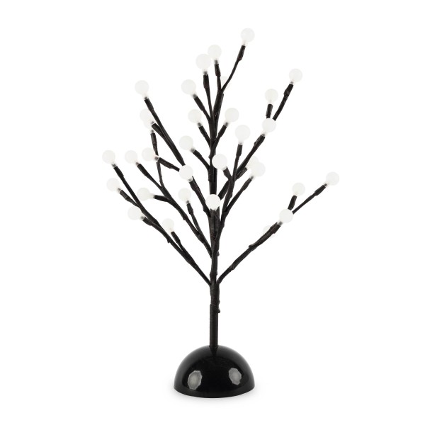 Arbre à branches avec boules lumineuses LED