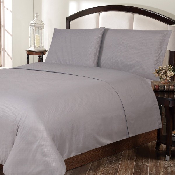 Lauren Taylor | Back To Basics - Dobby Microfiber Sheet Set - Check Pattern