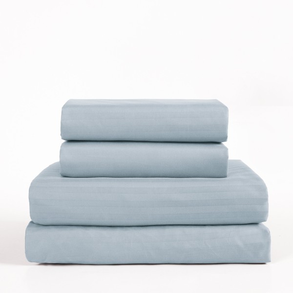 Lauren Taylor | Back To Basics - Ensemble de draps en microfibre à motifs dobby