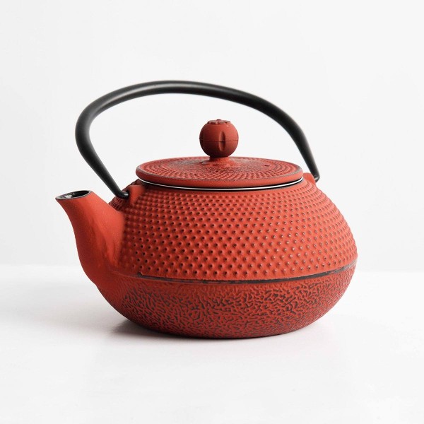Théière en fonte Rouge