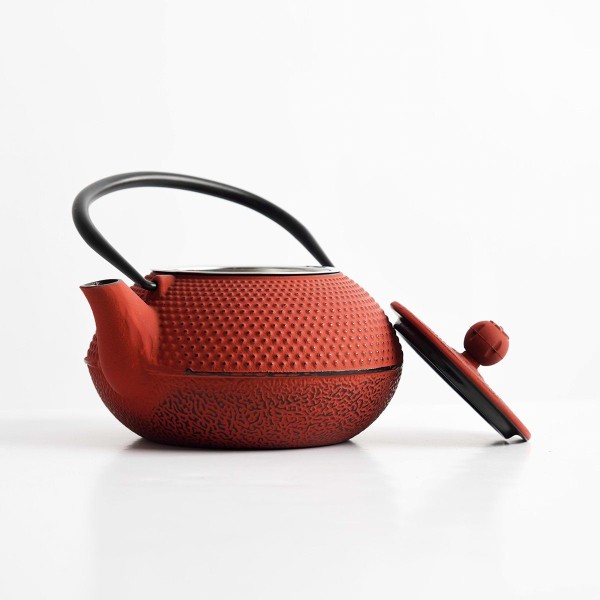 Théière en fonte Rouge