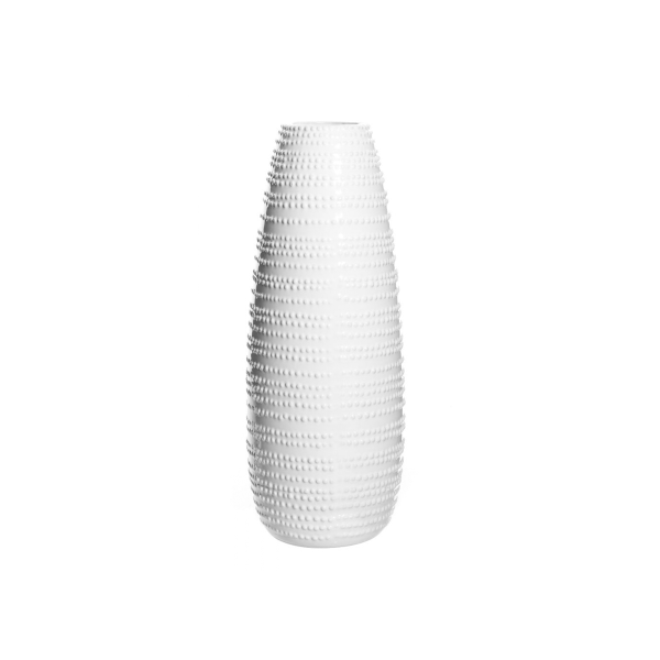 Vase à pois texturé