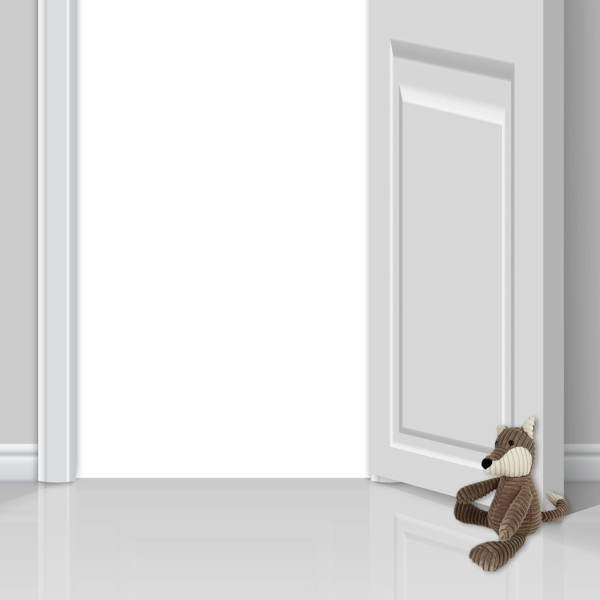 Butoir de porte en renard côtelé