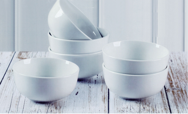Bols Blancs - Lot de 6