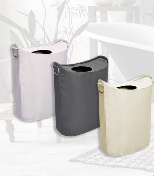 Laudry Basket with Handle & Zipper Cover