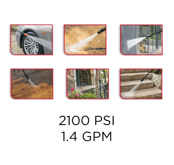 Pressure Washer with 6m Hose Cable