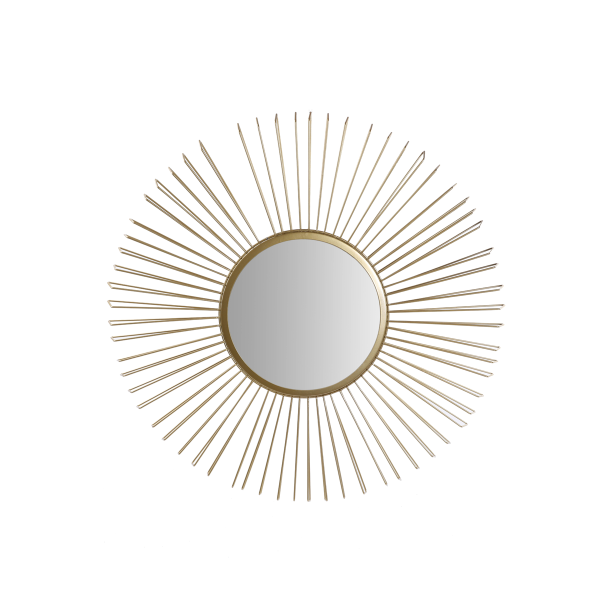Mirror Round Sun Gold 60X60