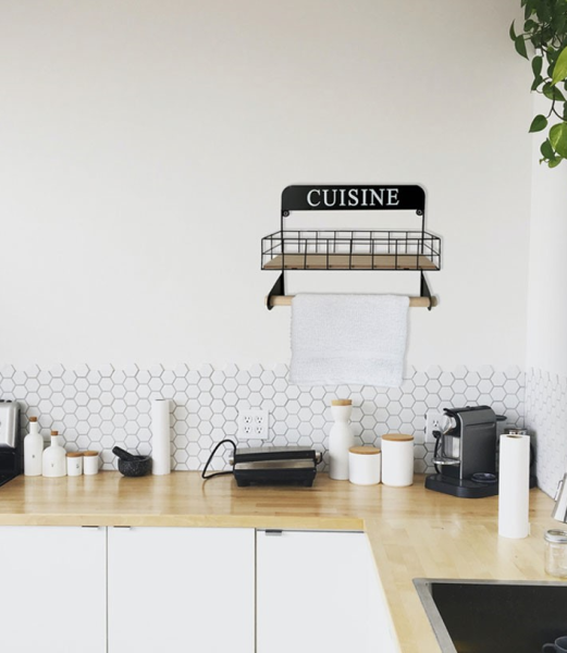 Wall Art Cuisine Shelf 28.5x34x13