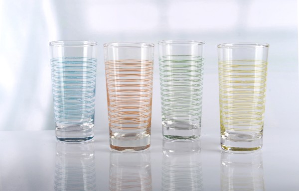 Hi Ball Bandes Color Stripes Glasses