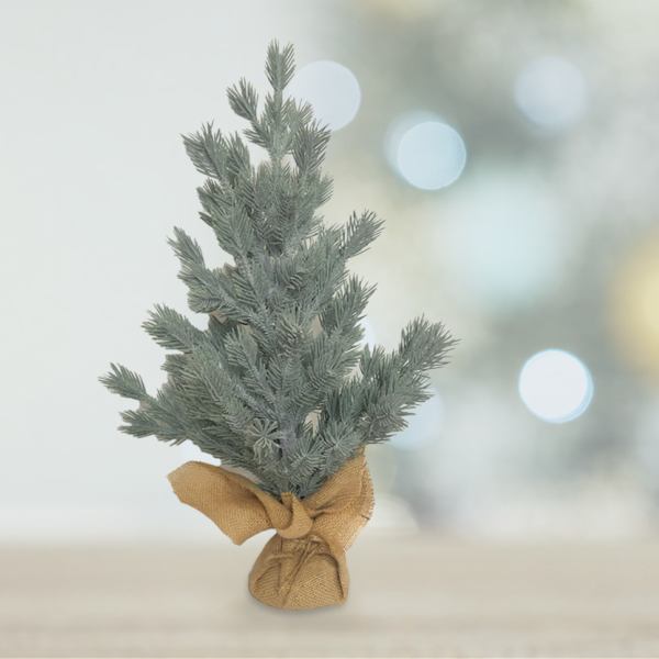 Xmas Pine Tree In Burlap 21