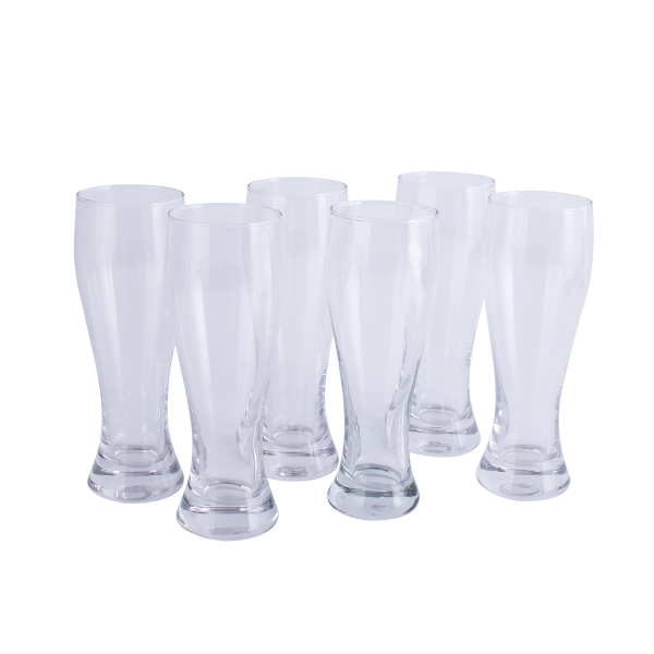Beer Glass S/6 Pilsner 13.5oz