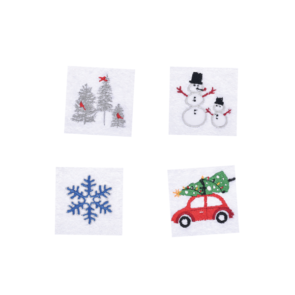 Serviette Noel Pqt2 16x20