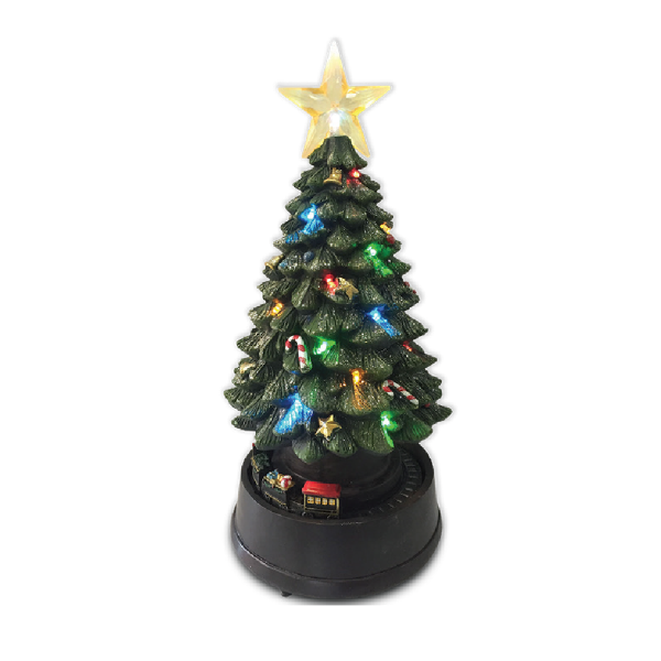Xmas Musical Tree & Train 16*16*32.5