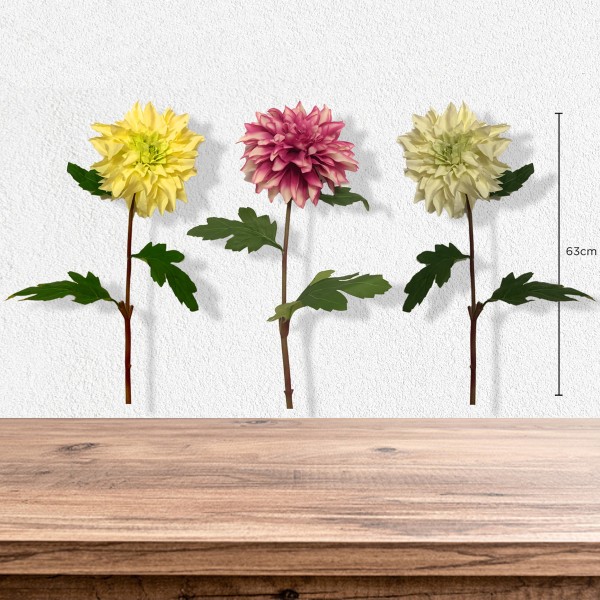 Dahlia Flower Pick 63cm