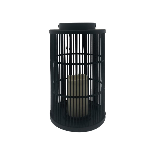 Solar Lantern Cage 18x36in Black