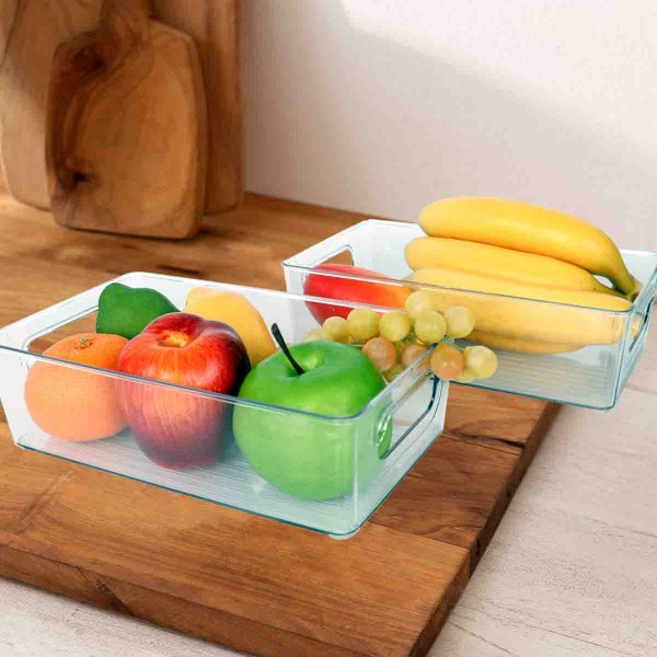 A LA CUISINE-2Pcs Fridge Storage Bin Set