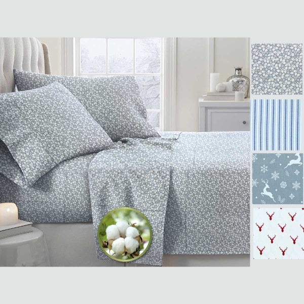 Dundas Flannel sheet Sets