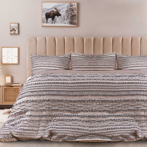 LAUREN TAYLOR - Willow Jacquard 3 Pc Comforter Set